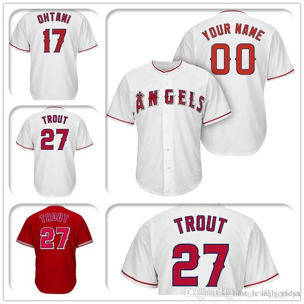 

Los Angeles Angels Majestic Cool Base Custom Baseball Jersey 49 Miguel Almonte 38 Justin Anderson 51 Jaime Barria 32 Cam Bedrosian