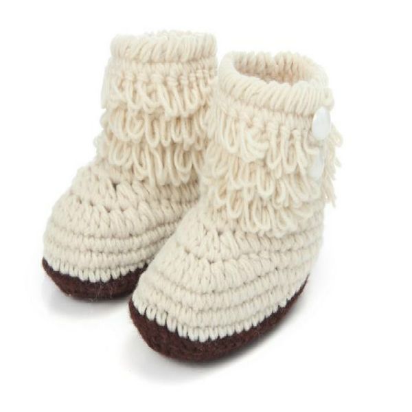

new 2016 hand-woven baby soft bottom toddler shoes high help baby shoes 11 cm long russia winter