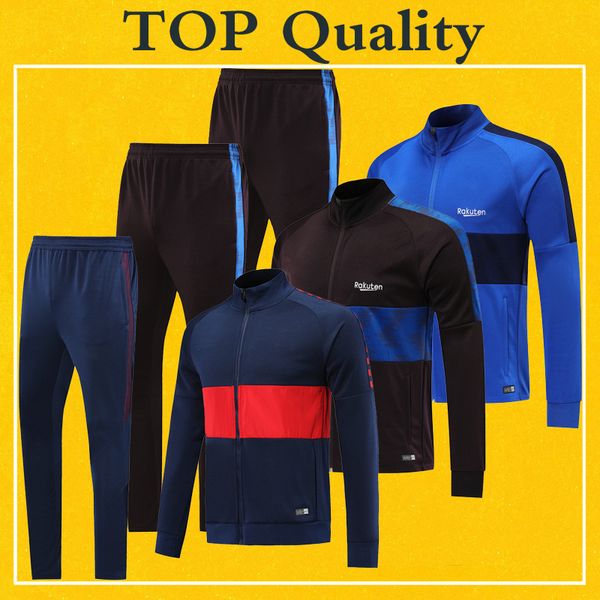 

2020 pain me i occer jacket track uit blue 19 20 pre match winter training football jacket pant kit