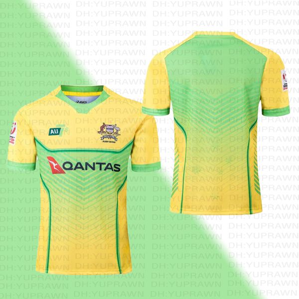 

2019 Australia Rugby Jersey Australia 7s reveal 2019 jerseys Kangaroos Seven-man Rugby Shirt Jersey shirts
