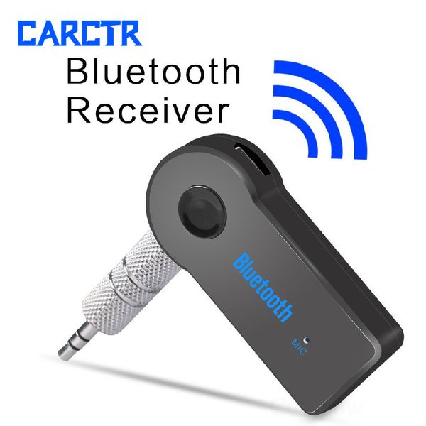 

car bluetooth audio receiver handscar aux bluetooth receiver microphone auto music audio adapter for speaker headphone x6