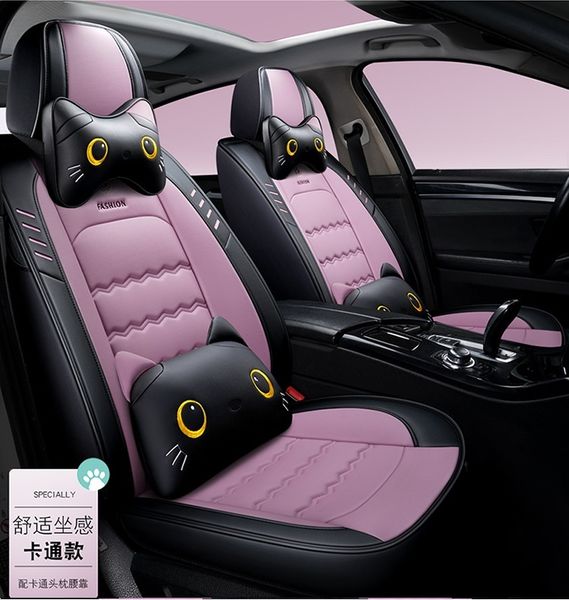 

Universal Fit Car Interior Accessories Seat Covers For Sedan PU Leather Adjuatable Five Seats Free Shipping Design Seat Cover For SUV BM005