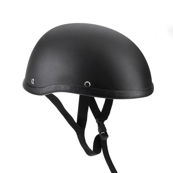 

carchet motorcycle helmets half helmet 54-60cm protection helmet capacete half shell helm matte retro racer motocross