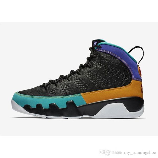 

9 dream it do it black university red dark concord basketball shoes 9s unc bred sports sneakers with box ship, White;red