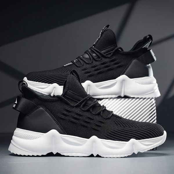 

2020 summer breathable mesh men's shoes comfortable casual shoes outdoor wear-resistant sneakers zapatillas hombre, Black