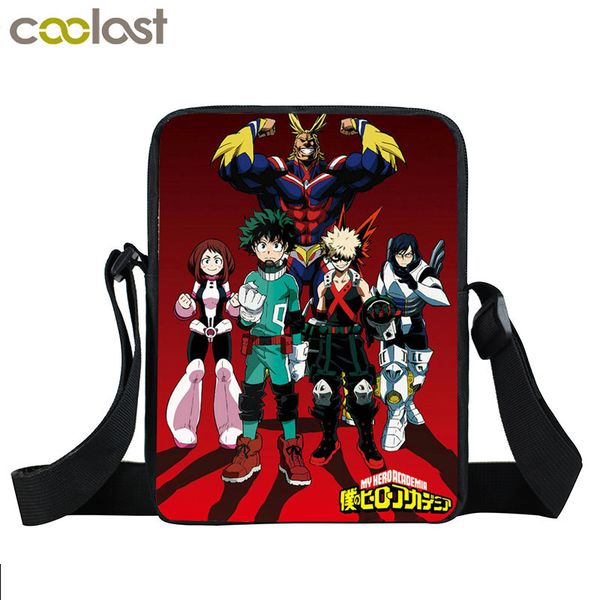 

anime boku no hero academia mini messenger bag izuku midoriya bakugou katsuki crossbody bag my hero academia shoulder bags