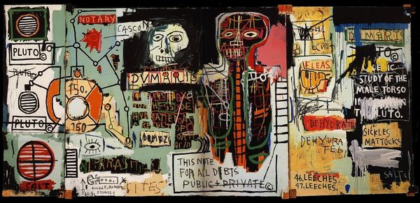 

Жан-Мишель Баския "нотариус" стены искусства Шелковый плакат 24x36inch 24x43inch