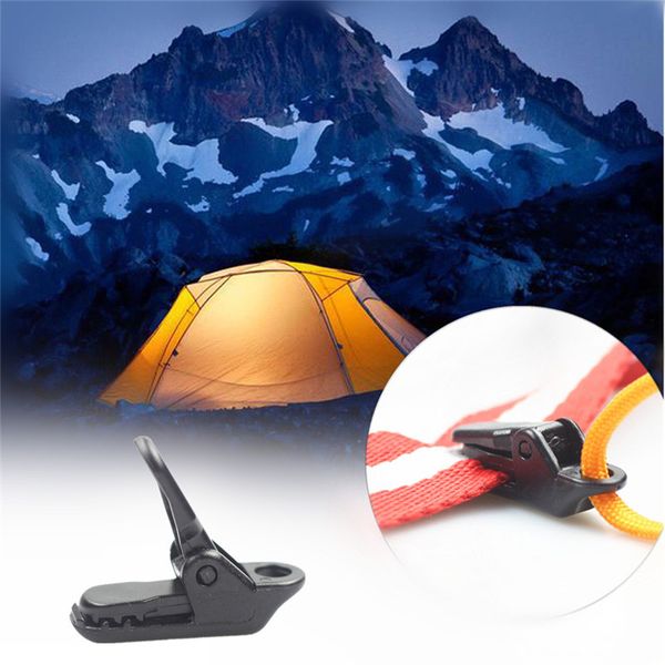 

10pcs tent awning tarp clamp gripper alligator clip outdoor camping fixed clip safety & survival z0605
