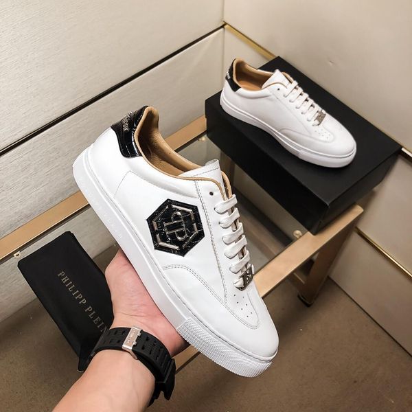 

2019 designer mens luxury shoes trainers sneakers philipp plein pp 2020 men's casual shoes 38-45 023072224, Blue