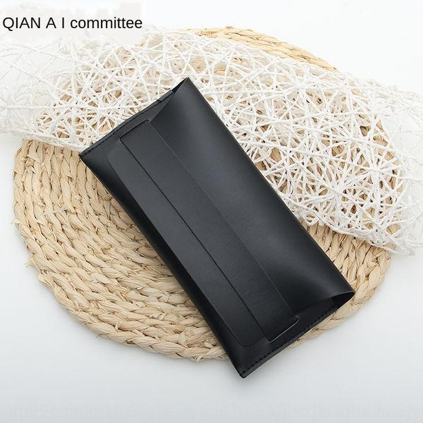 

qian ai 2020 soft leather bag men's and women's case case myopia sun myopia glasses box pu glasses box
