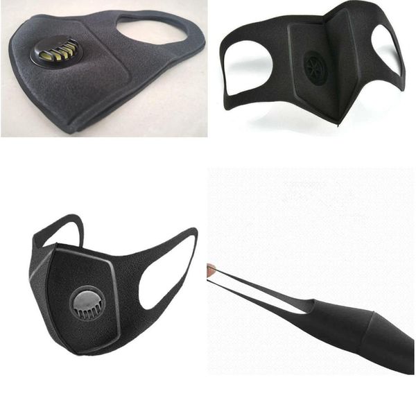 

washable can put disposable filter pm2.5 activated carbon black mouth mask anti dust mask windproof bacteria proof face masks