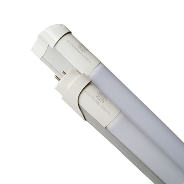 

t8 led tube light 4ft с свч-радар, датчик движения 18w холодный белый 6000k-6500k, g13 светильник, двойной конец работает, матовый обложка