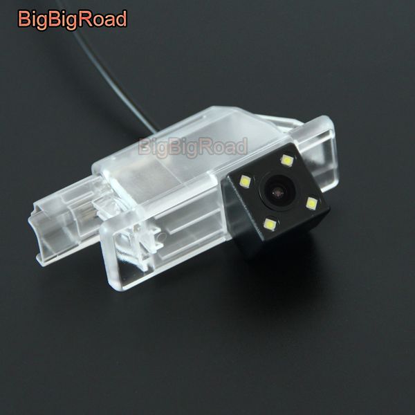 

bigbigroad for 508 2011~2020 rca & original screen compatible adapter car rear view camera back up reverse camera ccd