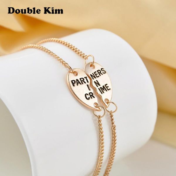 

classic partners bracelet adjustable bracelet for women men couple fashion jewelry stainless steel watch valentine's day gift, Black