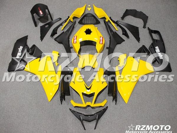 

motorcycle new abs injection mold full fairings kit fit for aprilia rs4 50 125 2012 2013 2014 2015 bodywork set custom yellow