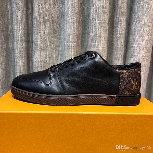 

fqw1new limited edition french series high-end men's casual shoes, men's boots fashion sports shoes, original shoebox delivery 38, Black