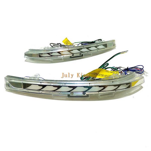 

led rear-view mirror lights case for vw golf 7th 2013+ touran 2016+ jetta sagitar etc; streamer yellow turn signals, drl, ground lamp