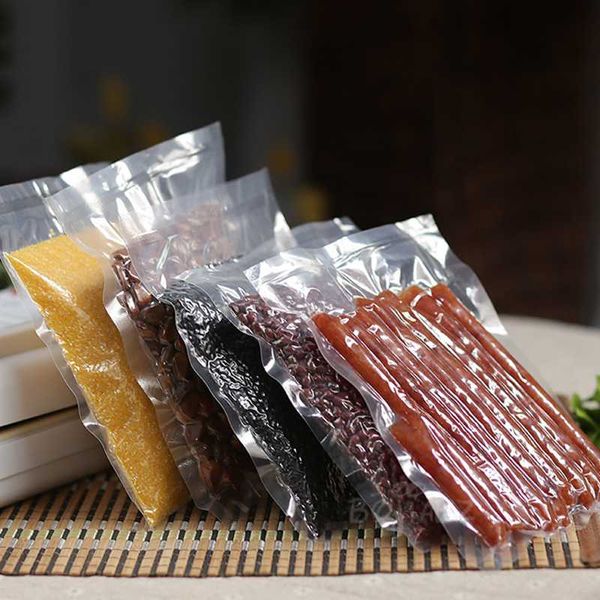 

storage bags 100pcs preservation packaging vacuum sealed bag kitchen