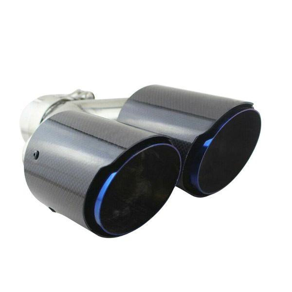 

tail pipe liner throat styling carbon fiber auto muffler tip straight universal dual rear systems exhaust accessories