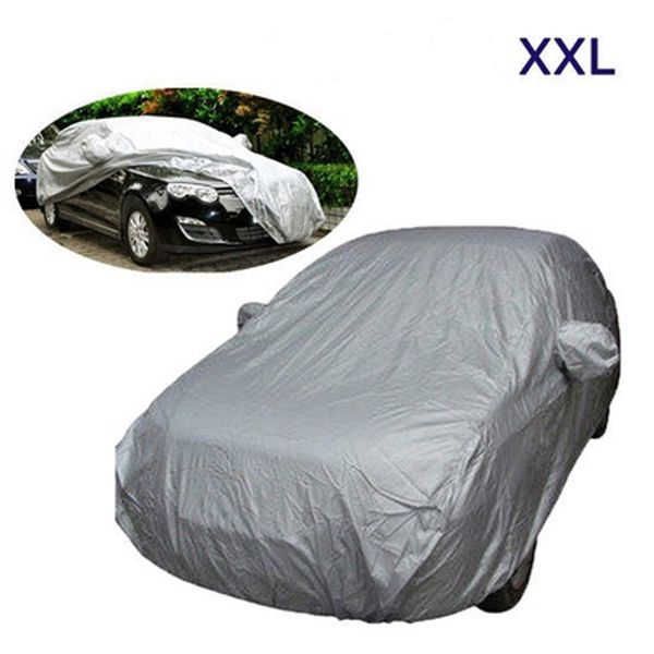 

580x175x120cm waterproof indoor outdoor full car cover skin protector aganist uv rain resistant reflector snow dust