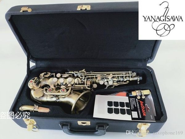 

yanagisawa s-991new arrival soprano saxophone curved sax bbtune music instrument sax with mouthpiece professional grade free