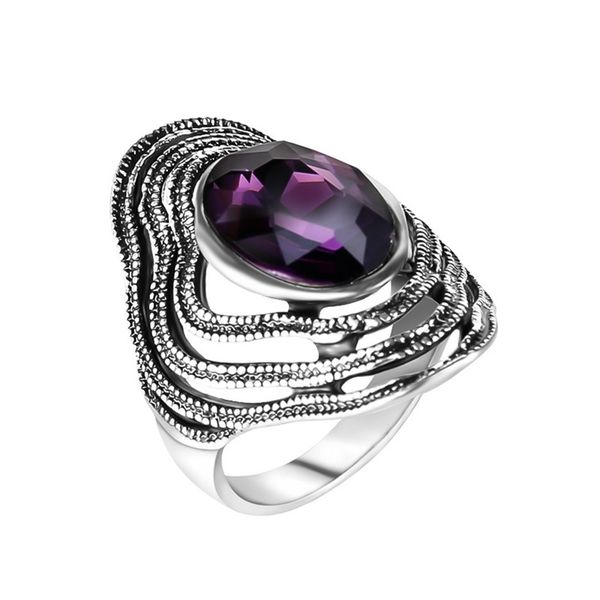 

fashion cute stainless steel female ring filled hollow big ring ladies finger jewelry gift 2019, Golden;silver