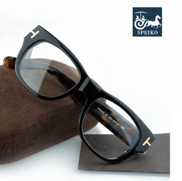 

speike new fashion acetate glasses 5040 vintage oval style frames for men and women can be myopia reading retro glasses, Black