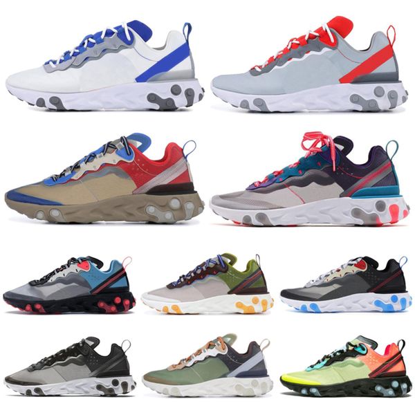 

fashion react element 87 55 men women running shoes anthracite light bone triple black white red orbit fashion mens trainers sports sneaker