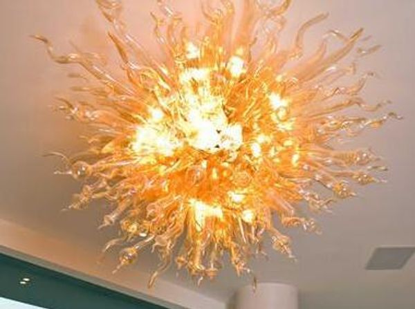 

Chandeliers Lighting Modern LED Pendant Lamps Hand Blown Murano Glass Suspension Ceiling Light for Hotel Dinning Room Lighting