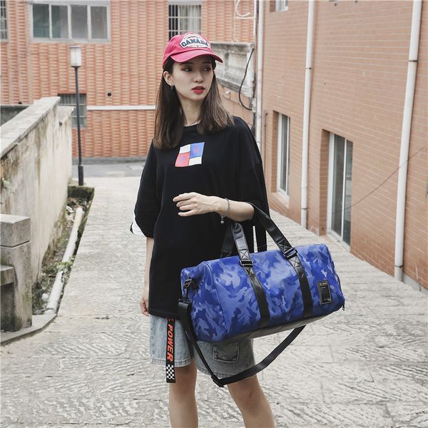 

travel bag men and women handbag large capacity travel bag camouflage design luggage waterproof fitness
