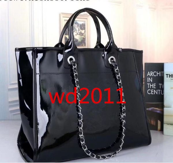 

2019 new tyle women patent leather female de igner handbag high end de igner himmer glit chain houlder bag