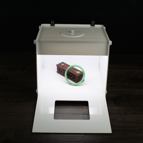 Freeshipping LED Fotostudio Professionelle Tragbare 9'' Zoll Super Mini Kit Foto Fotografie Studio Licht Box Softbox MK20