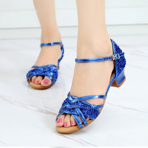 

selling bling ladies latin dance shoes rhineston ballroom dance shoe professional latino dancing children stain shoes, Black