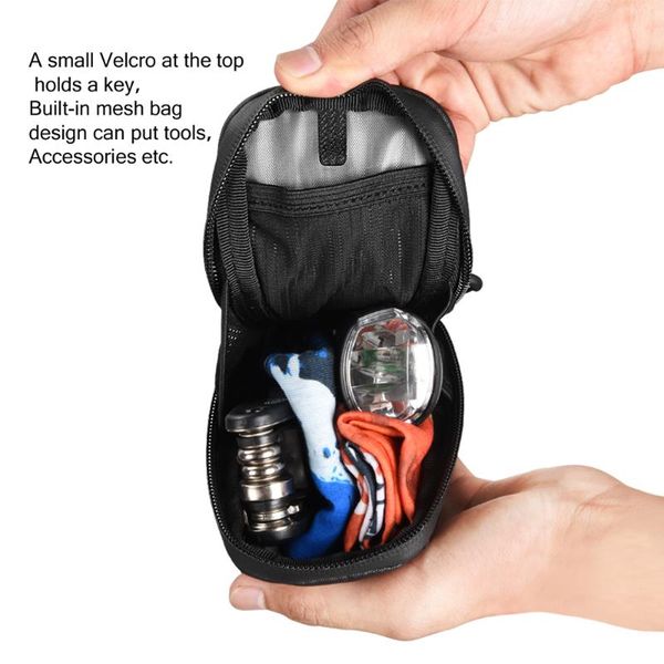 

cycling 132054 mountain road cycling bike bicycle strap-on rear seat saddle bag tail bag pouch pannier sack pack