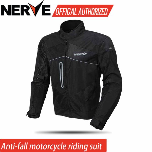 

nerve motocross riding equipment gear moto jacket summer mesh men's oxford cloth street bike racing motorcycle jacket, protect, Black;blue