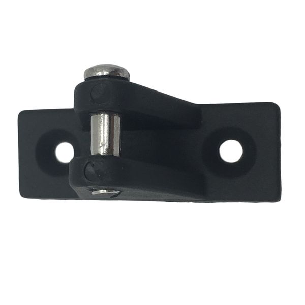 

yacht marine boat bimini deck hinges flat mount black nylon w/screws