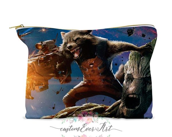 

groot cosmetic bag cosmetic case pouch makeup bag cute travel for women gift