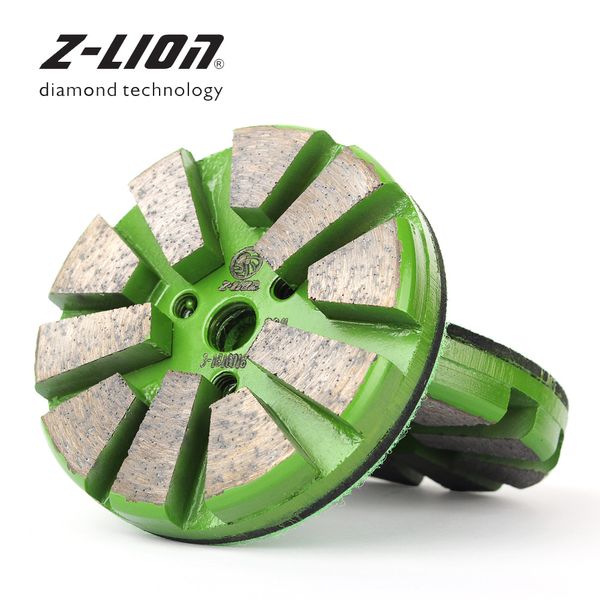

z-lion 3" diamond polishing pad metal bond 83mm concrete floor grinding disc segments thickness 8mm wet dry stone abrasive wheel
