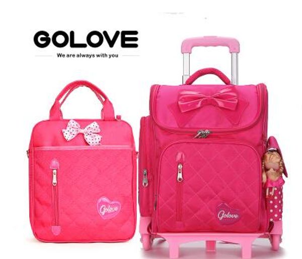 

wheeled backpack for school kids school rolling bags for girls trolley backpack bag children bag wheels mochilas