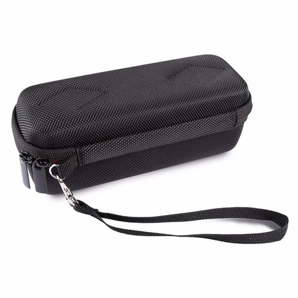 

travel carrying wireless speaker case for anker soundcore 1 bluetooth with mesh dual pocket audio cable bag hand strap zipper