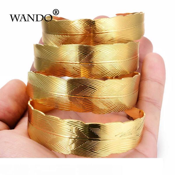 

wando 4pcs can open personality ethiopian bangle for women dubai bracelet jewelry african arab accessories jewelry gifts wb179 mx190727, Black