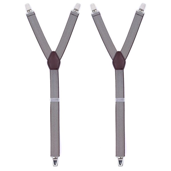 

мужская рубашка, против морщин подвязки, мужские подвязками, 2.5cmy коричневый w-типа жаккардовых нового тренда свисающих штанов, Black;white