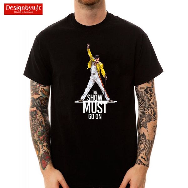 

men's freddie mercury brand t-shirts girl summer harajuku t-shirt woman fashion the queen band printed t shirt short sleeve tees, White;black