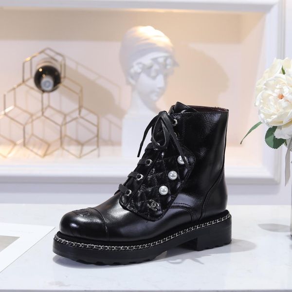 

2019h new brand luxury cu tom ladie ca ual boot fa hion platform martin boot with ladie motorcycle boot original box invoice packaging