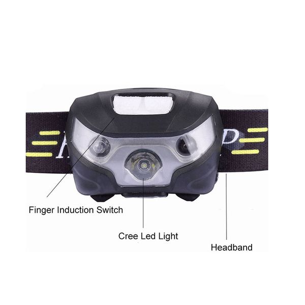 

led sensor headlight infrared induction charging headlights usb charging night fishing headlights bait lights