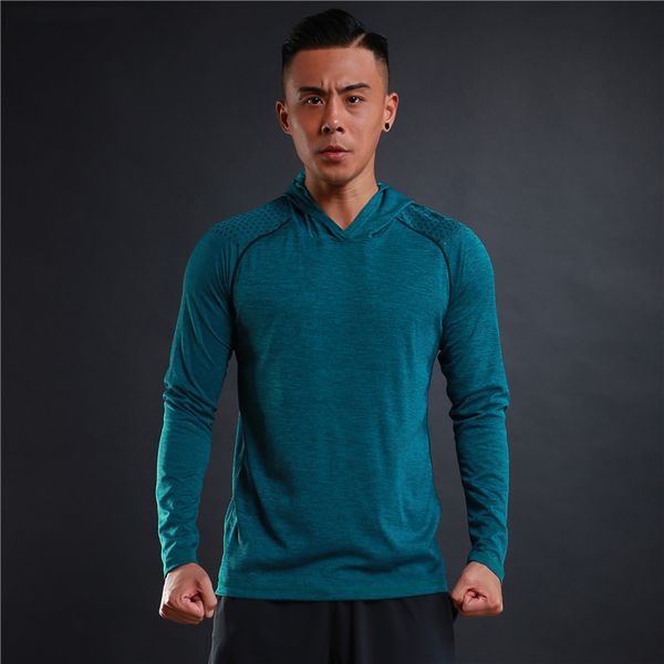 

running jerseys mens t-shirt long sleeve men tennis basketball sportswear gym jogging fitness tee slim fit quick dry sports exercise, Black;blue