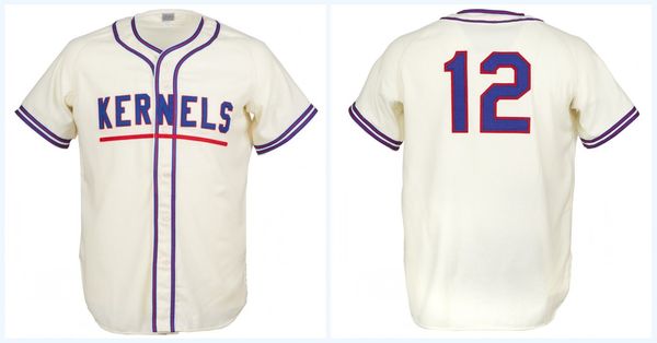 

Keokuk Kernels 1954 Home Jersey Any Player or Number Stitch Sewn All Stitched High Quality Free Shipping Baseball Jerseys