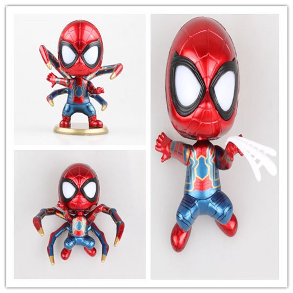 

revenge league 3 hero returns q version shakes his head, spider man i type j boxed egg