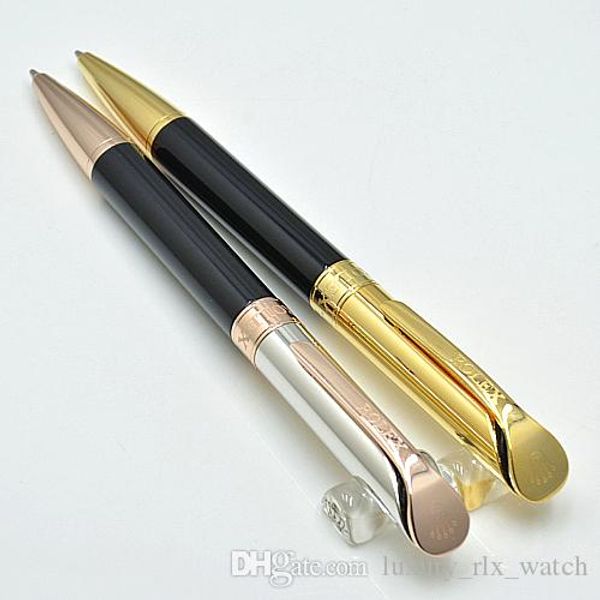

luxury rlx branding ballpoint pen ball pens stationery school office supplies and french man jewelry cufflinks copper cuff buttons, Silver