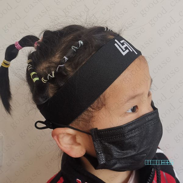 

взрослые дети маска оголовье с кнопкой анти ухо защитные дети бегут спортивные повязки маска эластичный hairlace аксессуары для волос d42803, Slivery;white